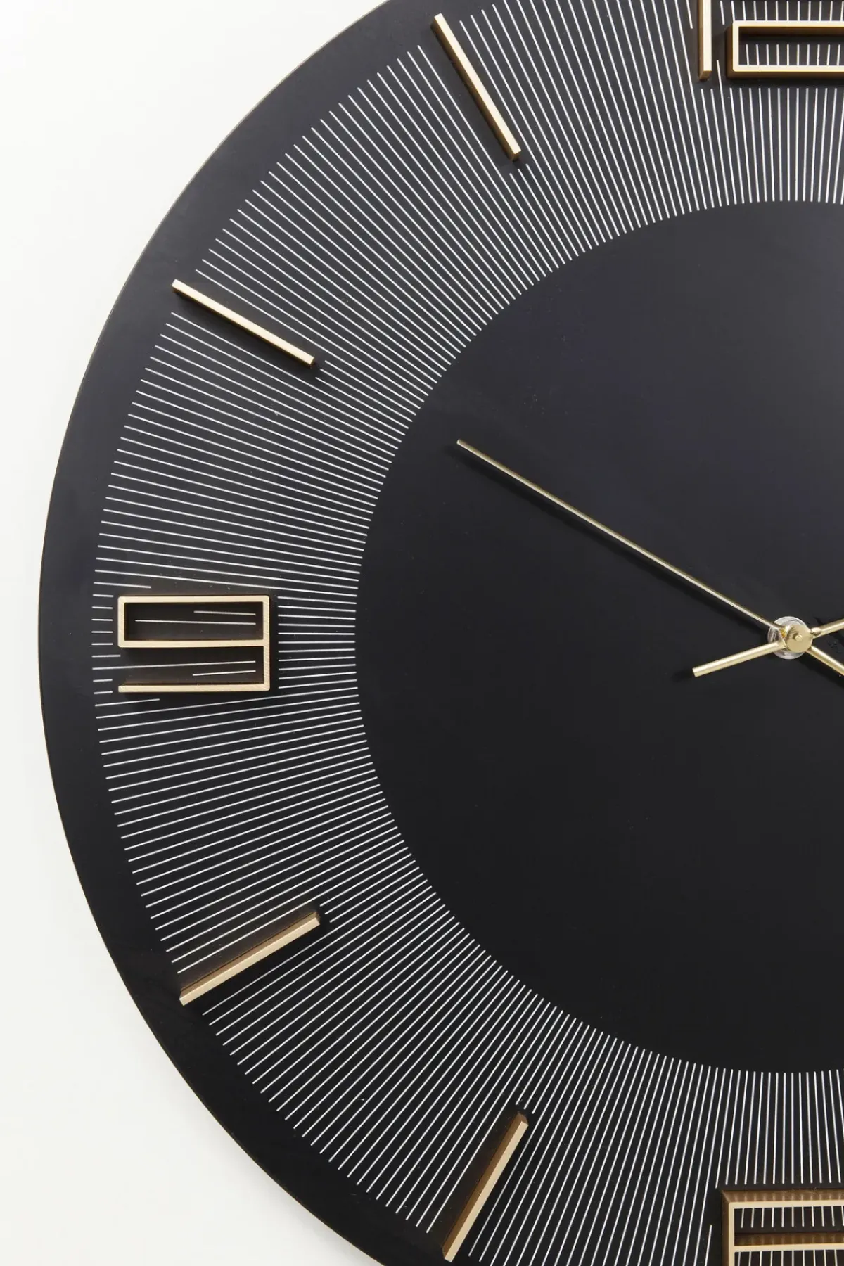 KARE24.se Väggklocka Leonardo Svart, Ø50cm - KARE Design Online