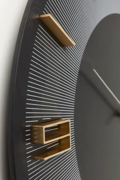 KARE24.se Väggklocka Leonardo Svart, Ø50cm - KARE Design Online