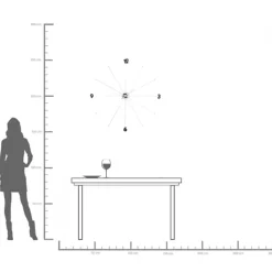 KARE24.se Väggklocka Like Umbrella - Krom, Ø100 - KARE Design New