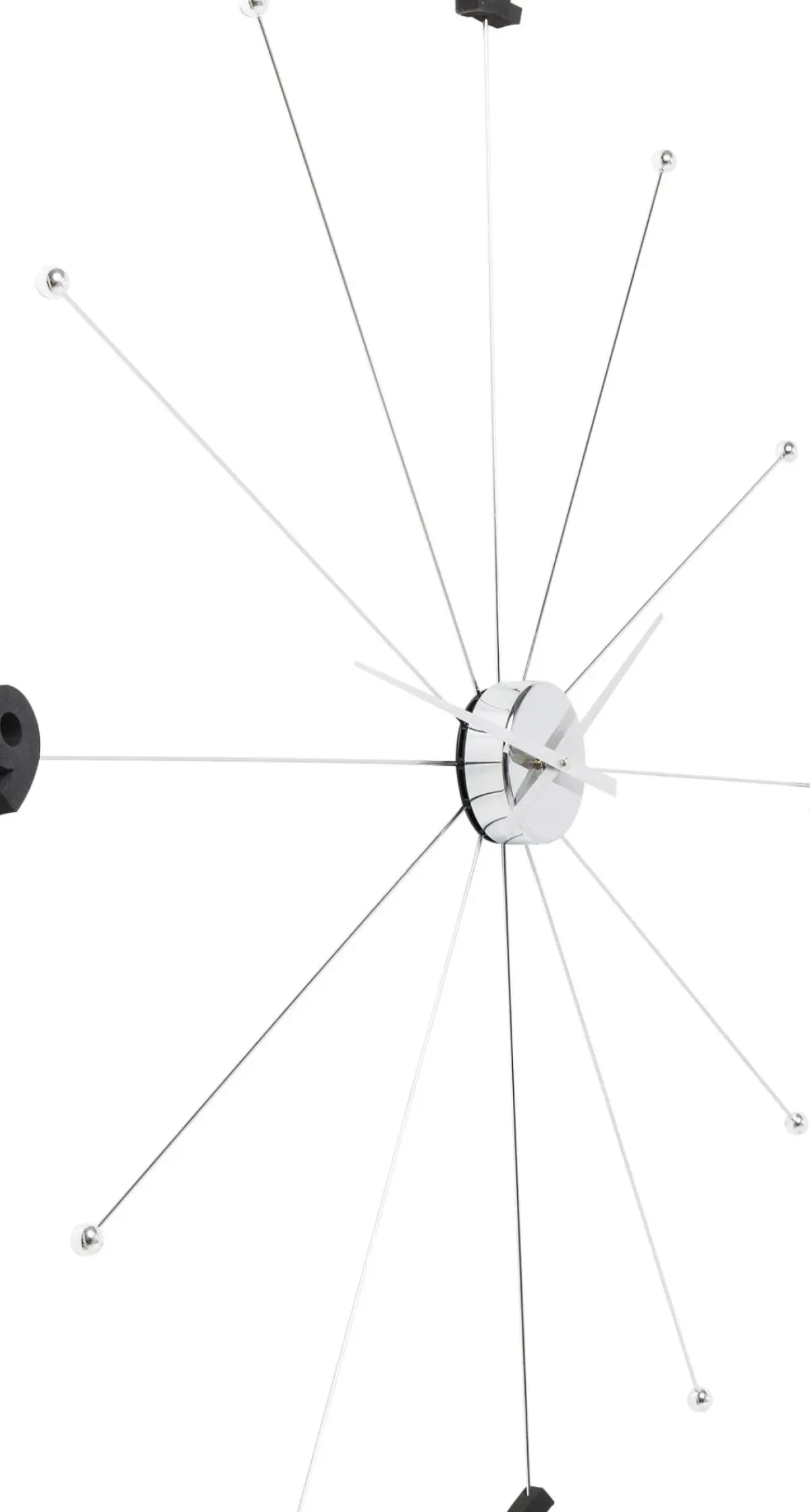 KARE24.se Väggklocka Like Umbrella - Krom, Ø100 - KARE Design New