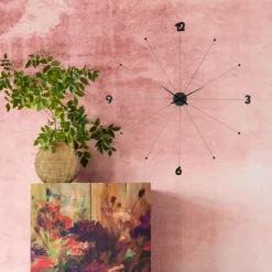 KARE24.se Väggklocka Like Umbrella - Svart, Ø100 - KARE Design Online