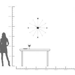 KARE24.se Väggklocka Like Umbrella - Svart, Ø100 - KARE Design Online