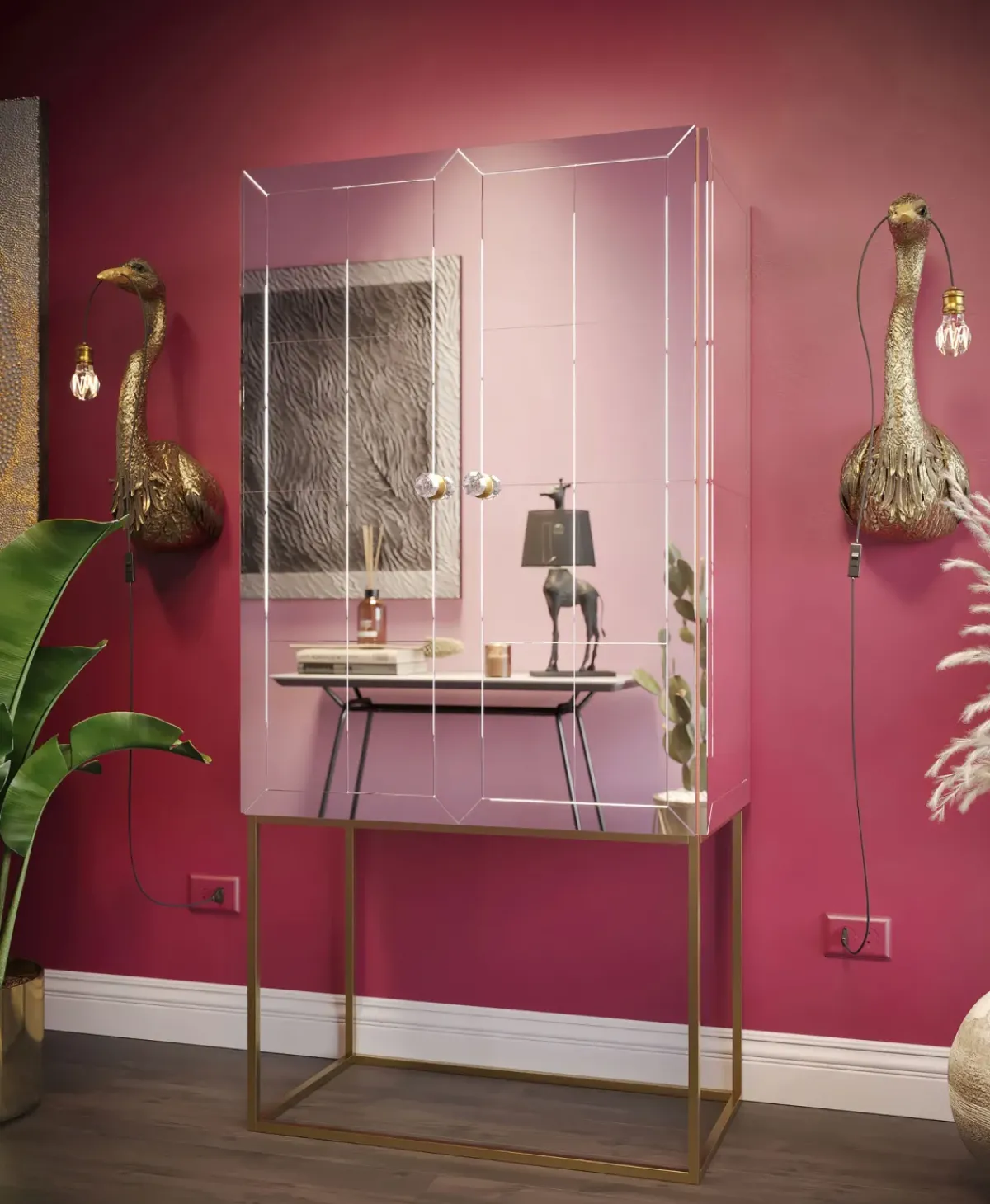 KARE24.se Vägglampa Heron - Guld Häger - KARE Design