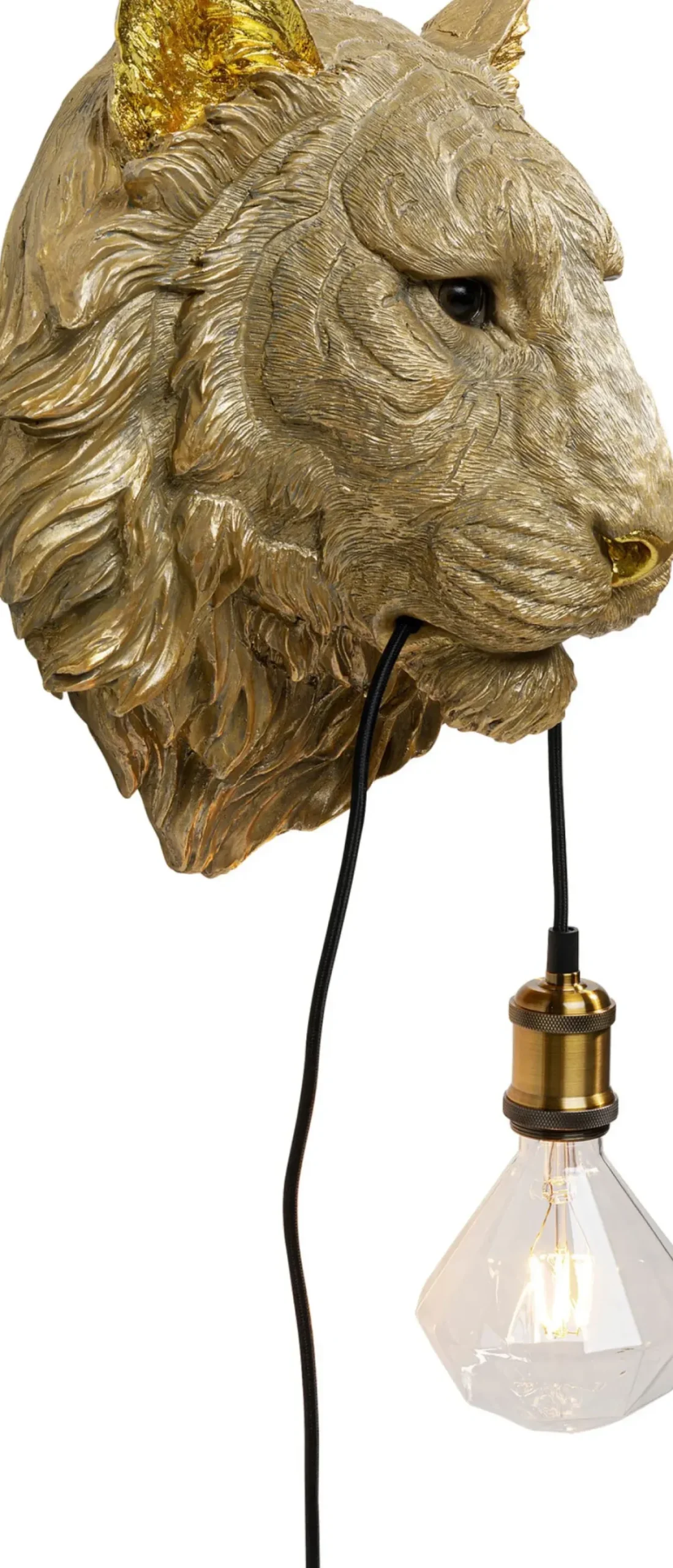 KARE24.se Vägglampa Tiger Head - Guld - KARE Design Hot
