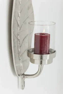 KARE24.se Väggljusstake Leaf - Blad Silver - KARE Design Clearance
