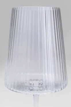 KARE24.se Vinglas Riffle - Räfflat Glas - KARE Design Outlet