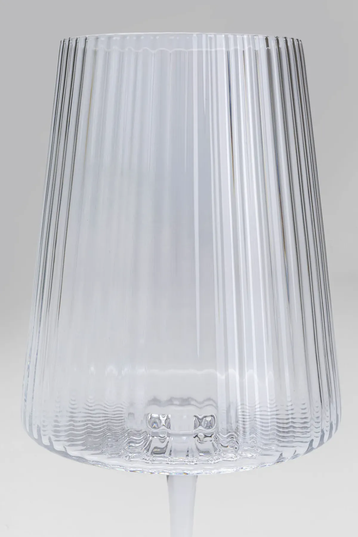 KARE24.se Vinglas Riffle - Räfflat Glas - KARE Design Outlet