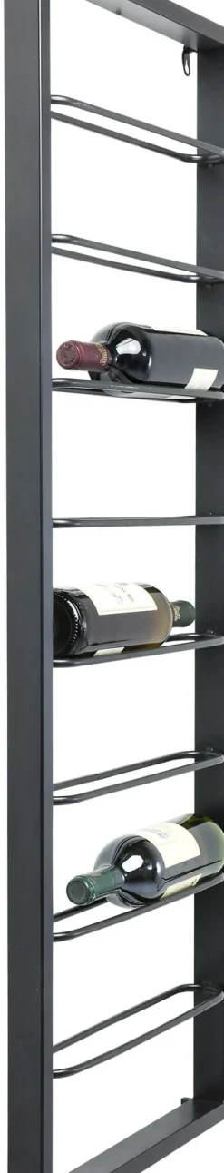KARE24.se Vinhylla Bistro, Vägghängt Vinställ Svart, 40x120cm - KARE Design Hot