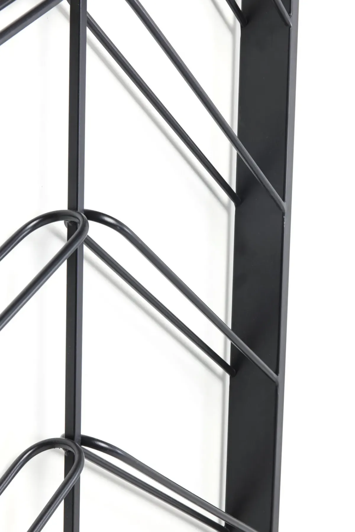 KARE24.se Vinhylla Bistro - Vägghängt Vinställ Svart, 70x160cm - KARE Design Clearance