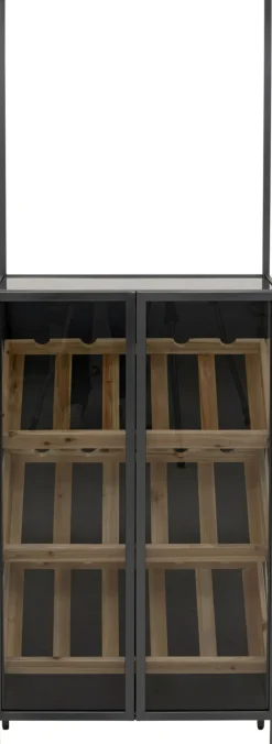 KARE24.se Vin Hylla Lisboa Bar - Svart - KARE Design Clearance