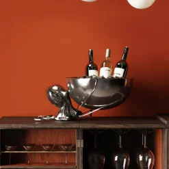 KARE24.se Vinkylare Octopus - Dekorativ Vinkylare Silver - KARE Design Online