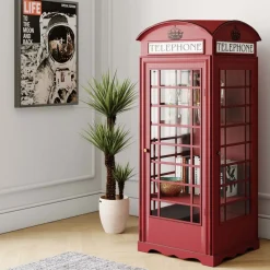 KARE24.se Vitrinskåp London Telephone , 139x49cm - KARE Design Sale